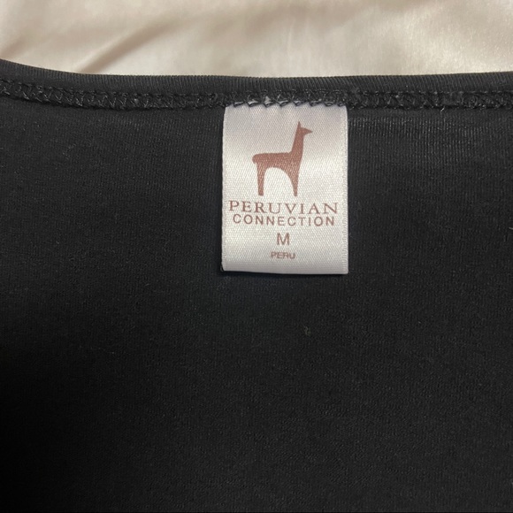 Peruvian Connection black long sleeve tee - Picture 3 of 4